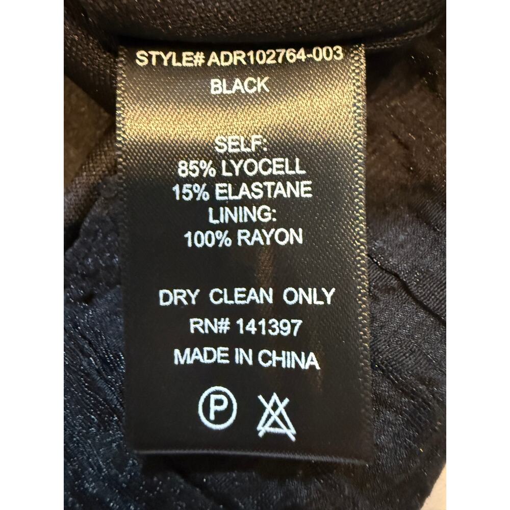 ASTR The Label Medium Lyocell Blend Black Textured Midi Dress Whimsycore Resort - Picture 8 of 11